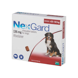 NexGard for Dogs 25-50kg One Chewable tablet