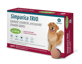 Simparica Trio 20 to 40kg one tablet