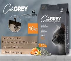 Sandy Cat Litter Grey Vanilla & Tangerine  16Kg