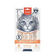 Wanpy Cat Treats salmon & Chicken Digestive 70g