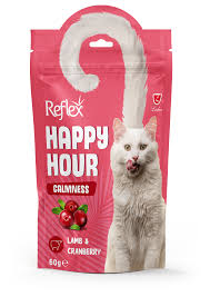 Reflex Happy Hour Cat Lamp & Cranberry Treats 60g