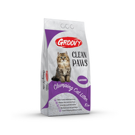 GROOVY CAT LITTER CLEAN PAWS 10 L Lavender