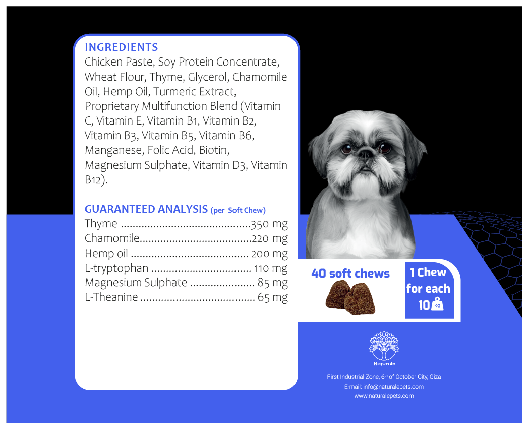 K9 - Supplement For Dogs ( Calming ) 40 Pcs