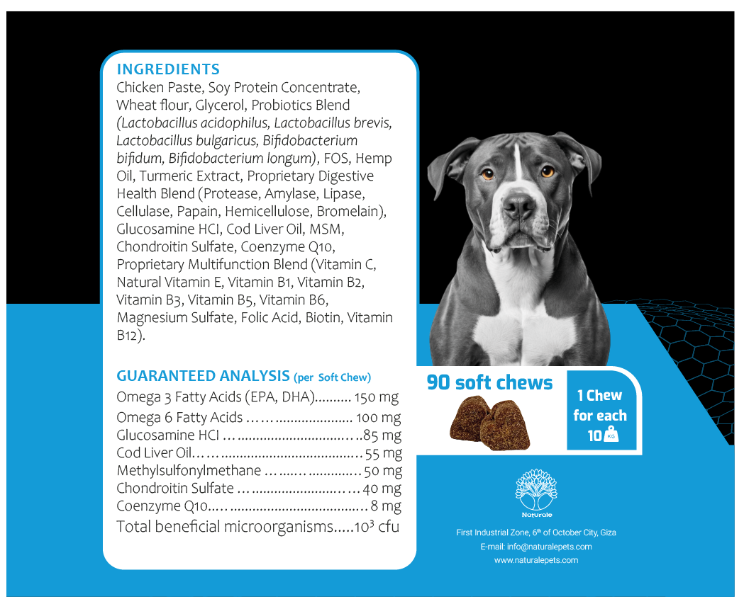 K9 - Supplement For Dogs ( 8 in 1 ) 90 Pcs