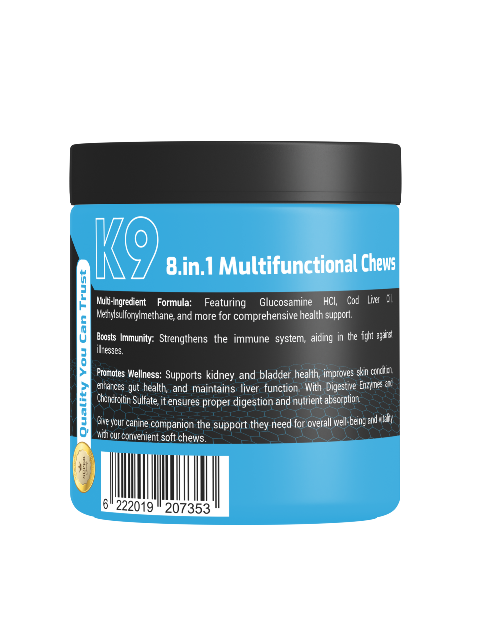 K9 - Supplement For Dogs ( 8 in 1 ) 90 Pcs