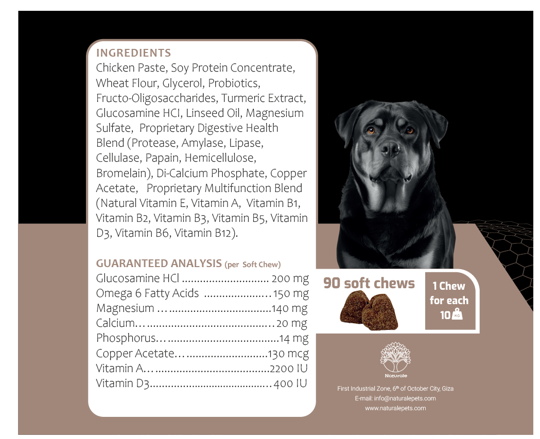 K9 - Supplement For Dogs ( Rottweiler ) 90 Pcs