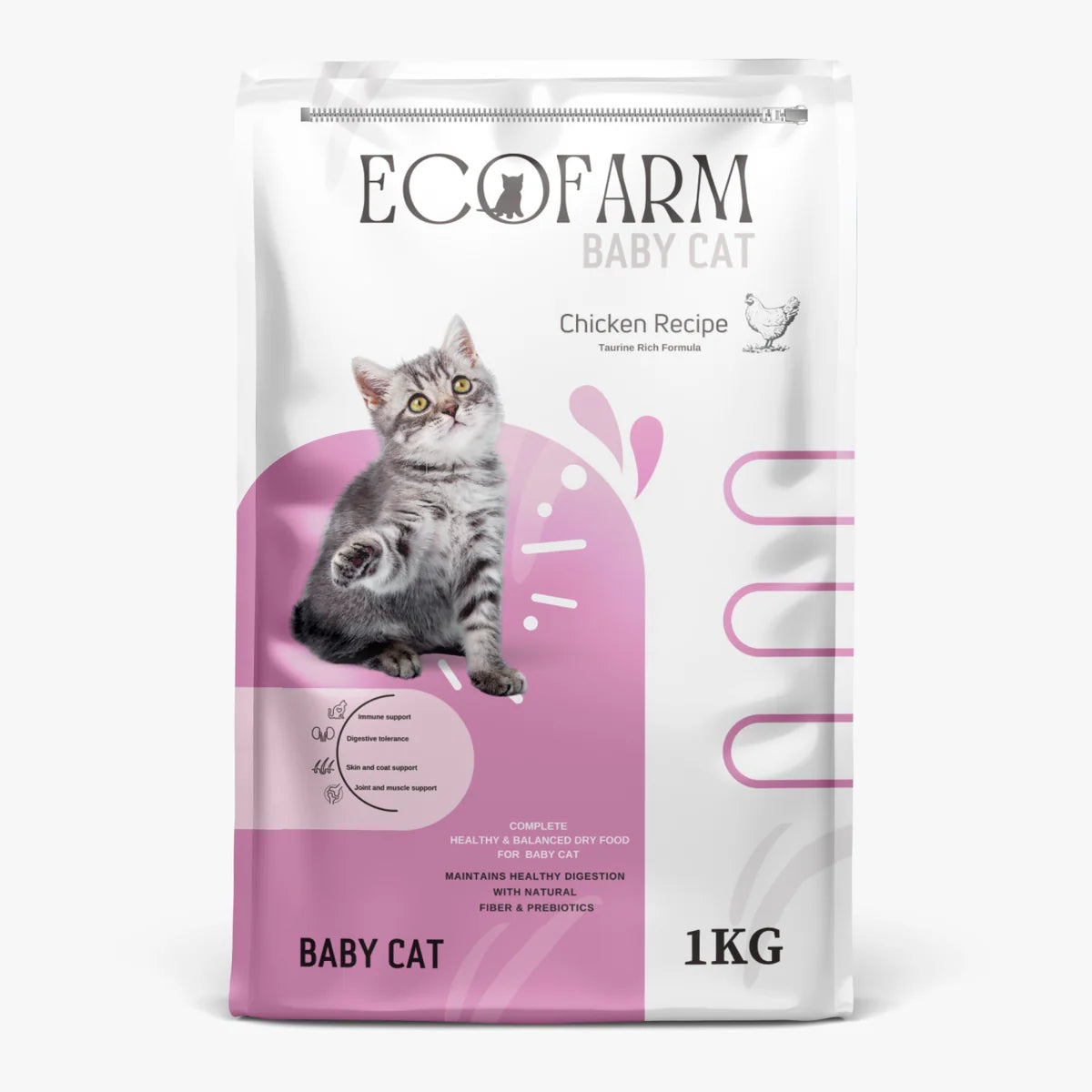 Ecofarm Cat Dry Food Kitten Chicken 1kg