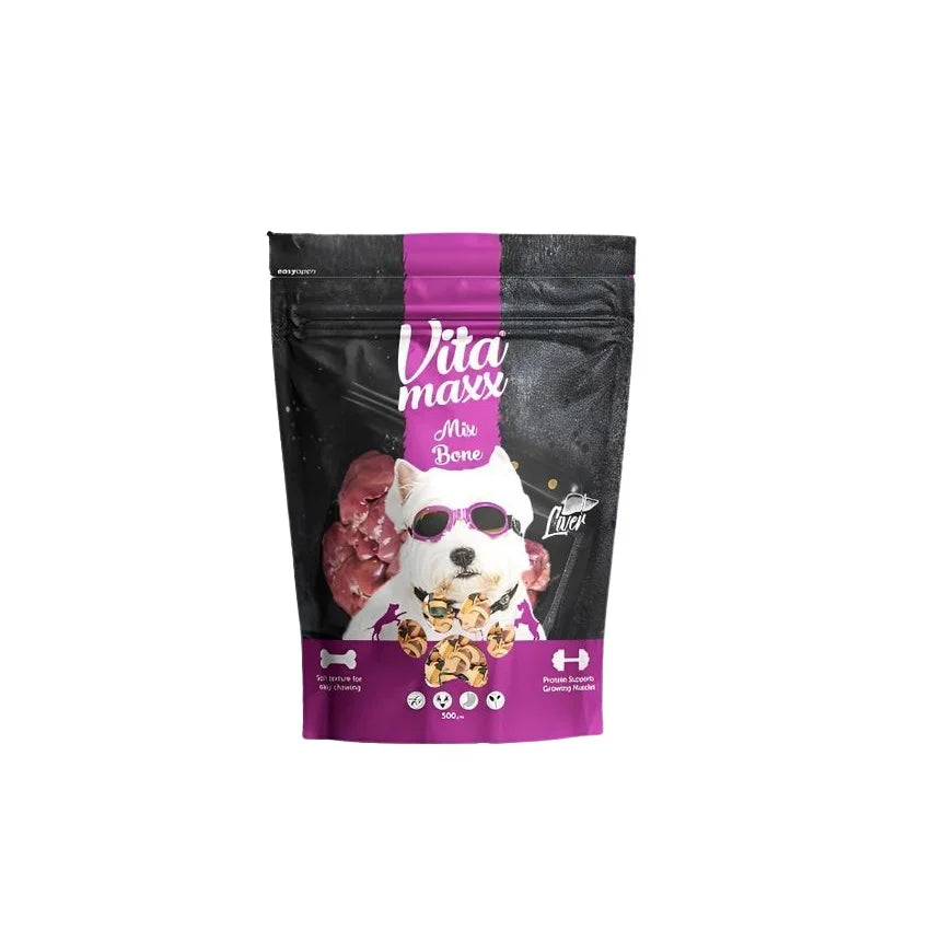 Vita maxx Dog Treats Mix Bone with Liver