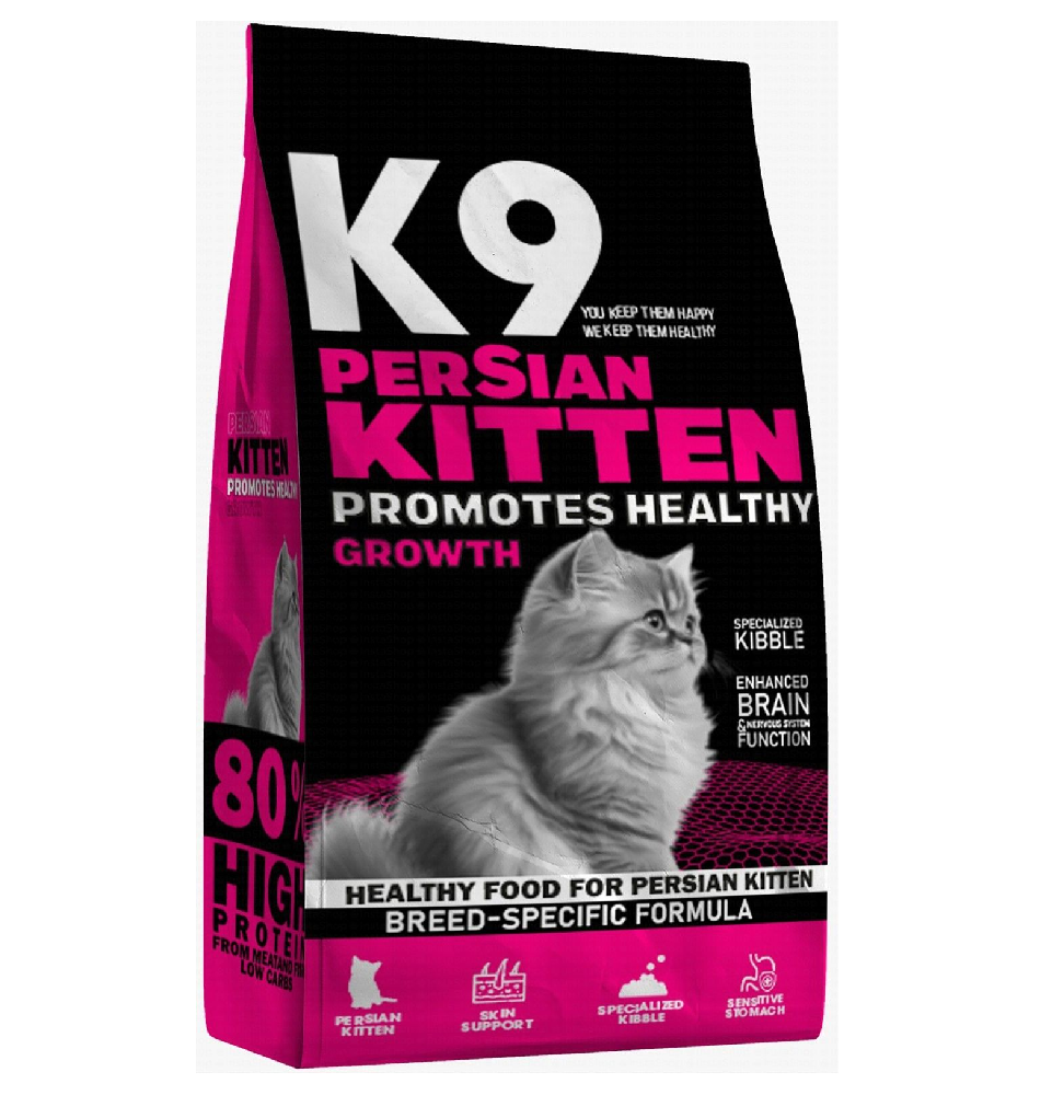 K9 Healthy Growth Dry Food for Persian Kittens 2 kg Zima Pets