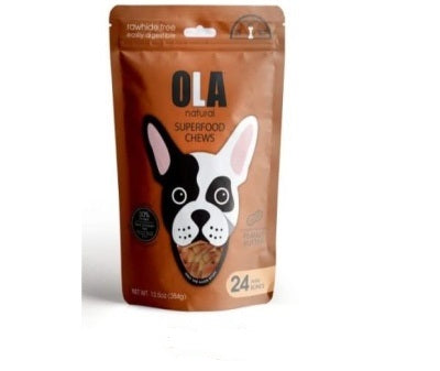 OLA Natural Treats - 24 Mini Knotted Bones