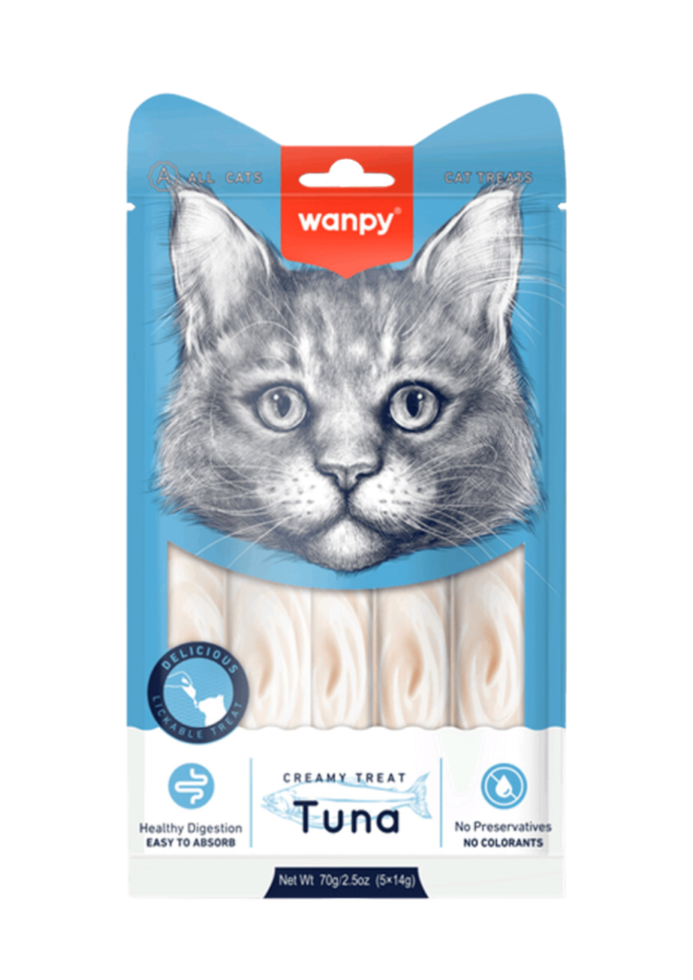 Wanpy Cat Treats Tuna 70g