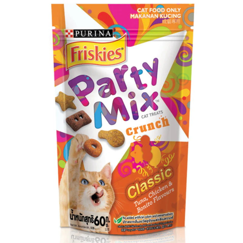 Purina Friskies Party Mix Cat Treats Mixed Grill 60g