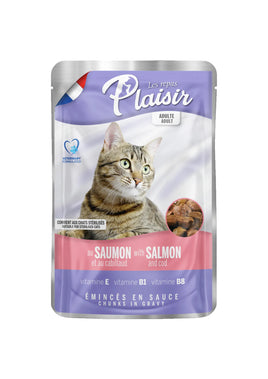Plaisir Adult Cat Salmon & Cod 100 gm