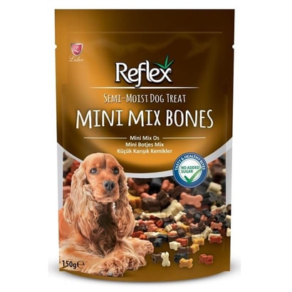 Reflex Mini Mix Bones Semi-Wet Dog Treat Bone 150 Gr