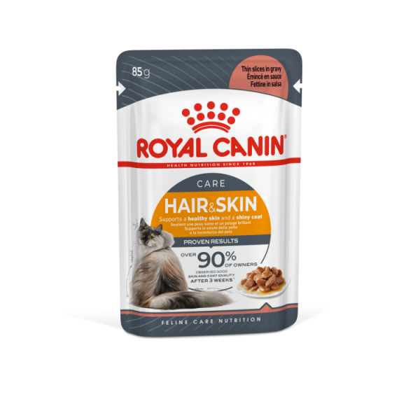 Royal Canin Intense Beauty Gravy - Wet food for Adult Cats (85g)