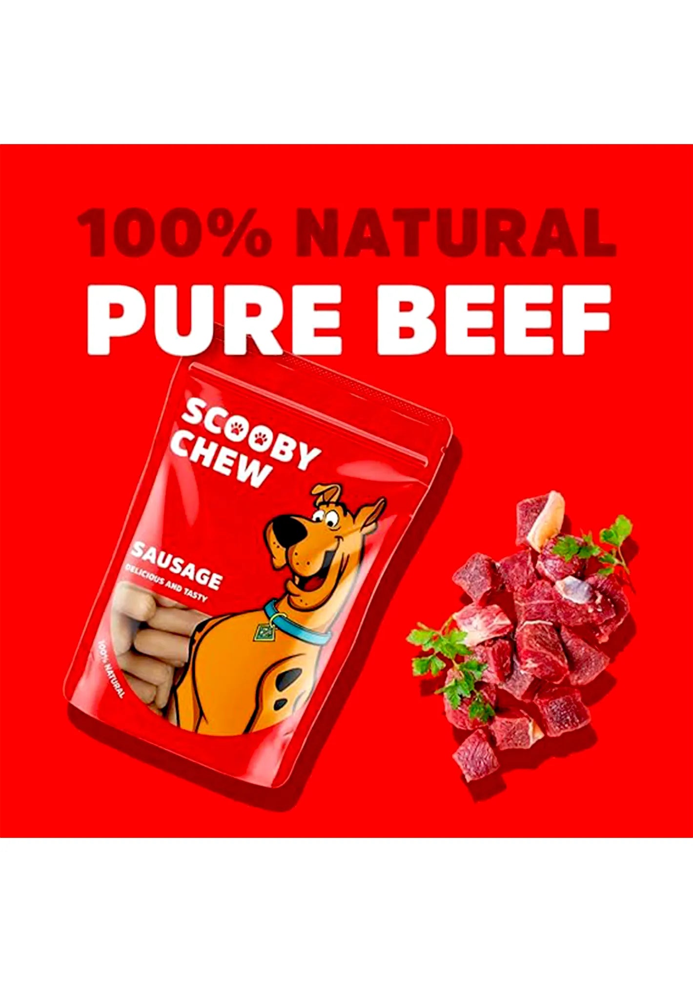 Scooby Chew Sausage 120g