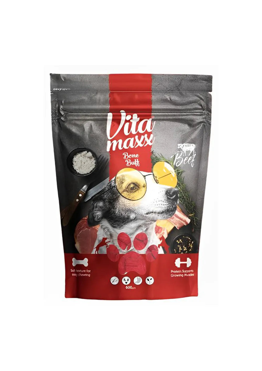 Vita Maxx Bone Buff Dog Treats With Beef Flavor 600 Gm