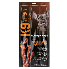 K9 Meaty Sticks Dog Treats with Chicken and Liver 3 pcs