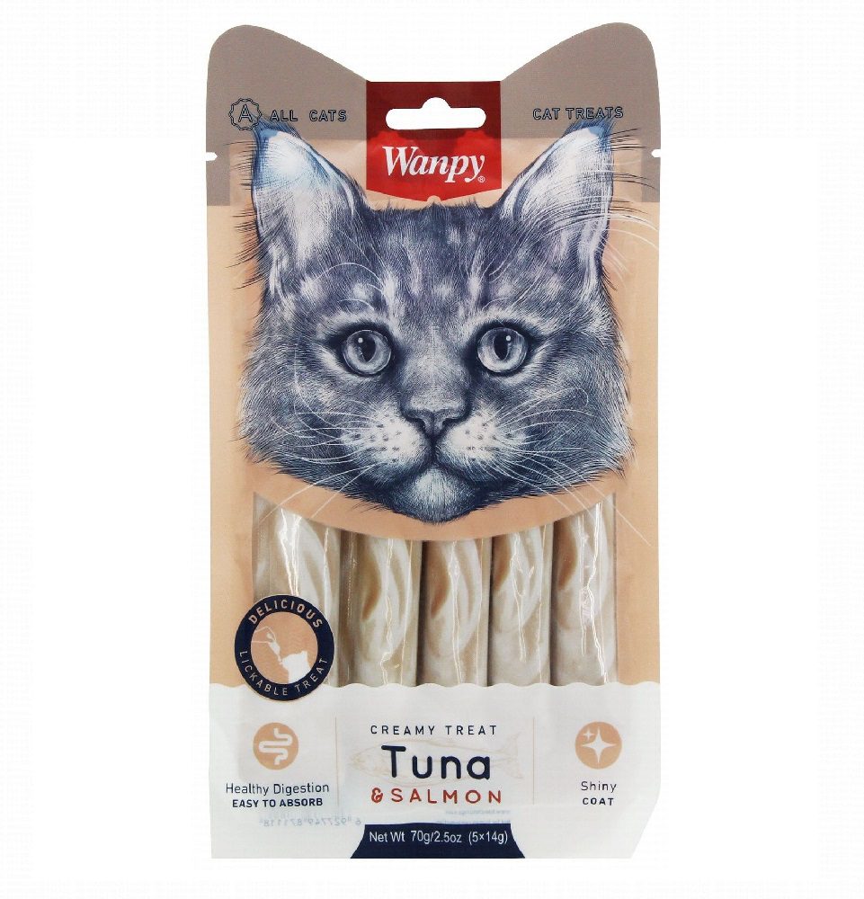 Wanpy Creamy Treat Tuna & Salmon -70g