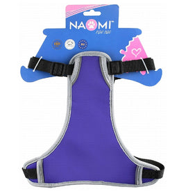 Naomi Medium Purple in Gray Dog Harness