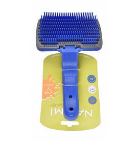 Naomi Pet Grooming Brush Comb Blue And Gray