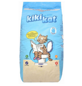 Kiki Kat White Bentonite Clumping Cat Litter Soap Scent 20 L