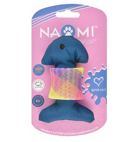 Naomi Blue Fish Plush Cat Toy