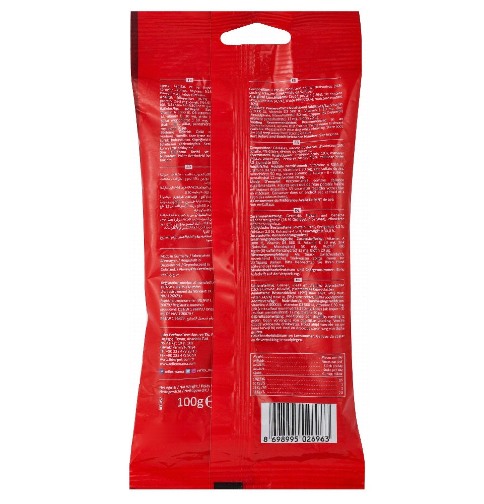 Reflex Twister Treats with Poultry for Adult Dogs 100 gr