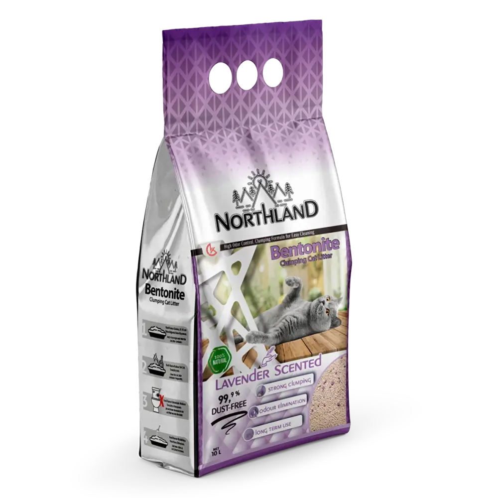 Northland Bentonite Clumping Cat Litter -Lavander 10L