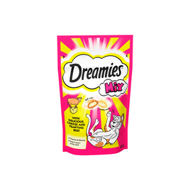 Dreamies Cat Treats 60g Mix Cheese & Beef