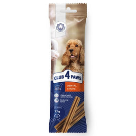 club 4 paws dental sticks for dog 3 sticks 77 g