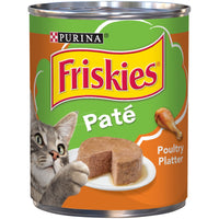 PURINA FRISKIES Wet Can Pate Poultry Platter Cat Food 368g