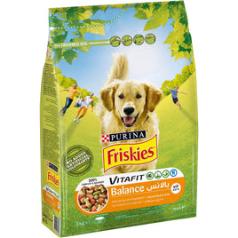 Purina FRISKIES BALANCE Dog Food with Chicken and Vegetables 3kg