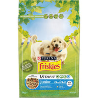 Purina FRISKIES JUNIOR Dog Food with Chicken and Vegetables 3kg