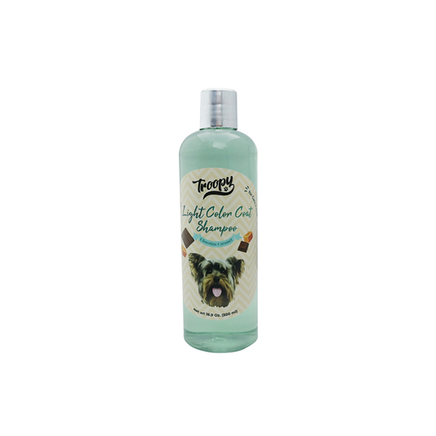Troopy Flea & Tick Light Color Coat Pet Shampoo - Chocolate (500 ml)