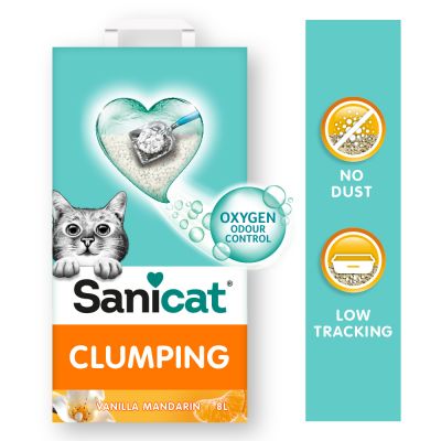 Sanicat Vanilla Mandarin Clumping Cat Litter