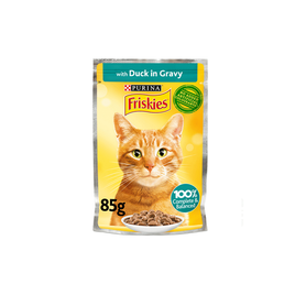 Purina Friskies Chunks With Duck In Gravy - Wet Cat Food 85g