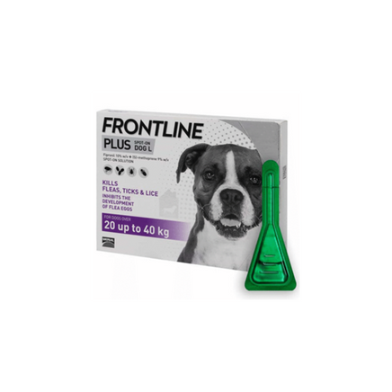 Frontline Plus Spot On Large Dog (20 up to 40kg) - 1 Pipette
