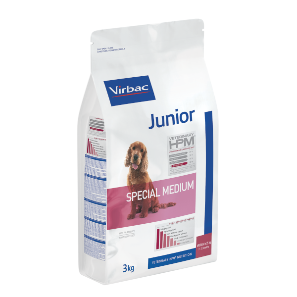 Virbac Junior Dog Food Medium Breed 3kg