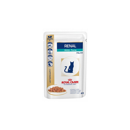 Royal Canin Renal with Tuna - Wet Food For Adult Cats (85gm)