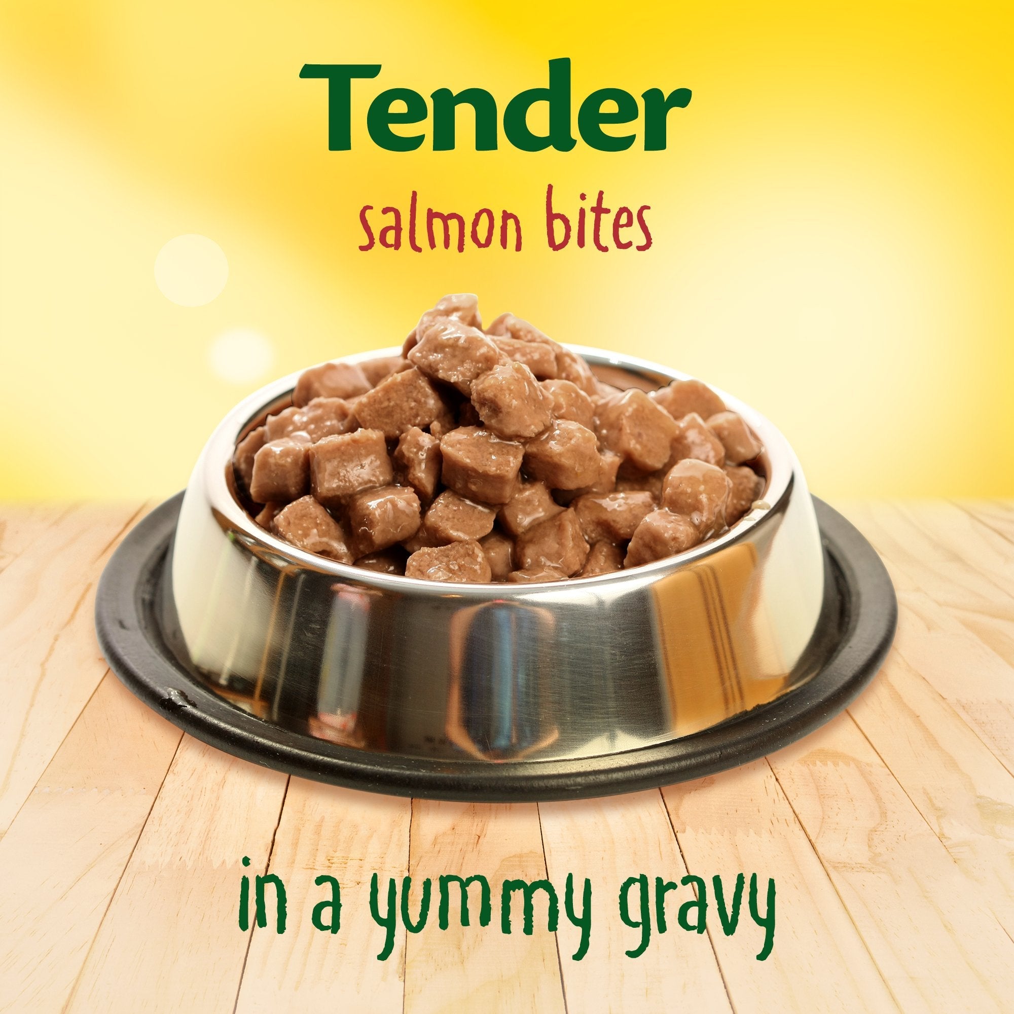 Purina Friskies Salmon Chunks in Gravy Wet Cat Food Pouch 85g