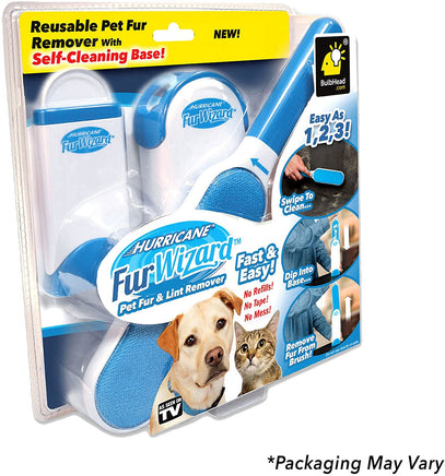 Hurricane Fur Wizard Pet Hair Remover & Lint Remover (Blue Color)