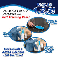 Hurricane Fur Wizard Pet Hair Remover & Lint Remover (Blue Color)