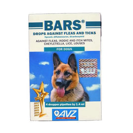 Bars insecticidal drops for dogs