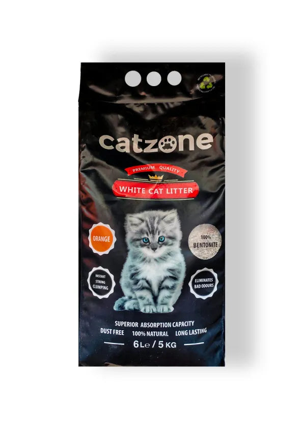 Cat Zone Clumping Cat Litter With Orange 5KG