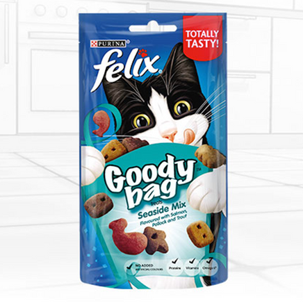 FELIX® Goody Bag Seaside Mix Cat Treats 60g
