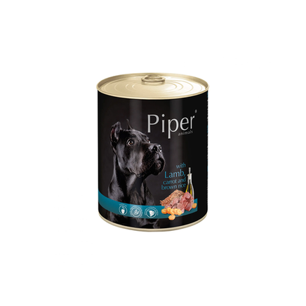 Piper with lamb, carrot and brown rice 400 g - Wet Dog Food