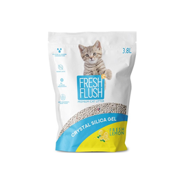 Fresh Flush Silica Gel Cat Litter Fresh lemon 3.8L