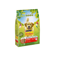 Purina FRISKIES ACTIVE Dog Food with Beef 3kg