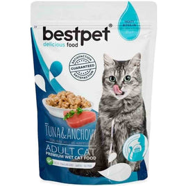 Best Pet Adult Cat Tuna And Anchovy - Pouch 85g